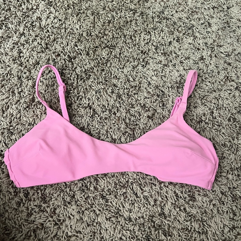 Pink aerie bikini top